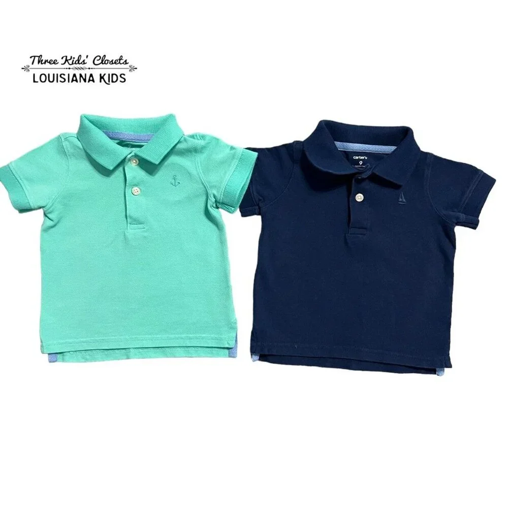 Carter's 9m Polo Shirt Bundle